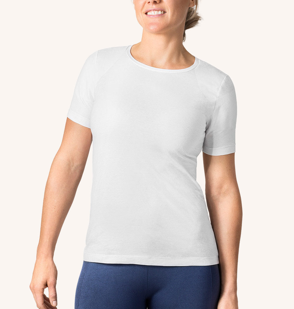 A stylish Alignment Cotton Posture T-shirt designed to improve posture with Posture Alignment Technology, made from soft OEKO-TEX® certified cotton.