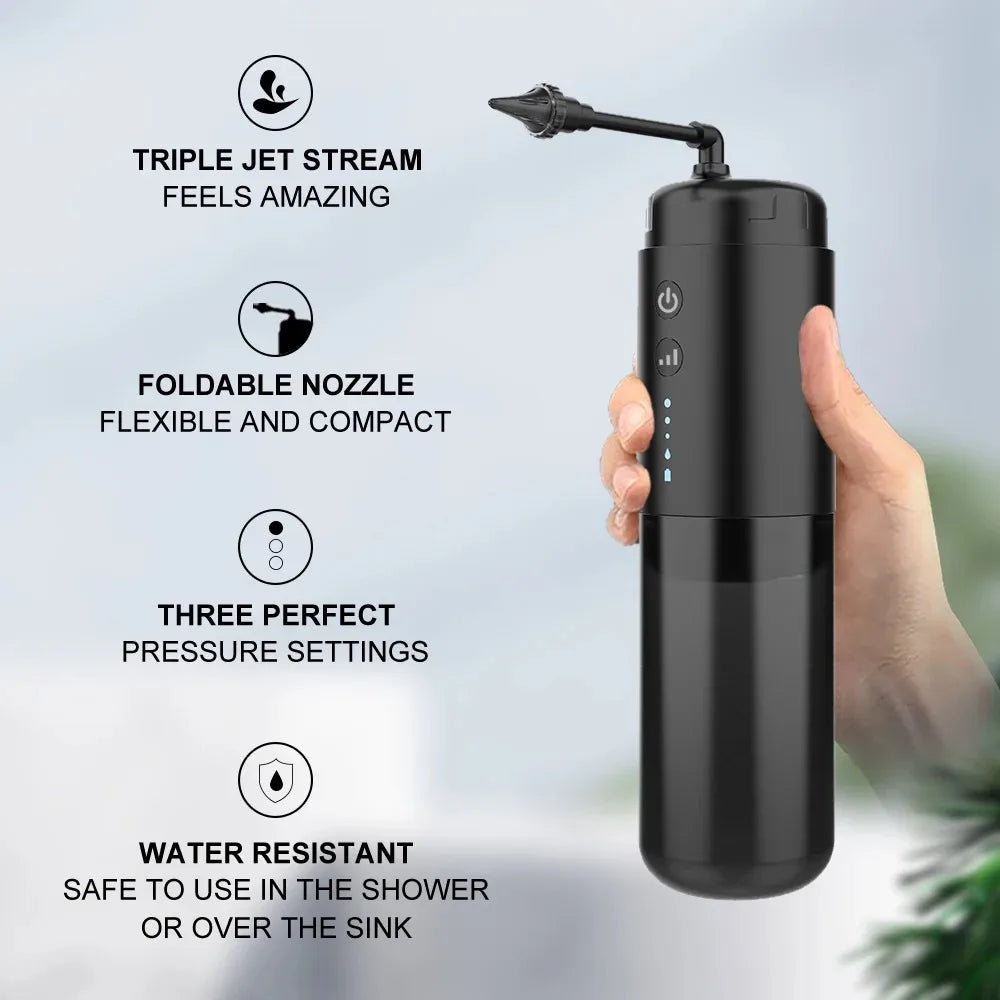 Automatic Earwax Remover for adults with multiple nozzles and accessories, designed for effective ear cleaning and health care.