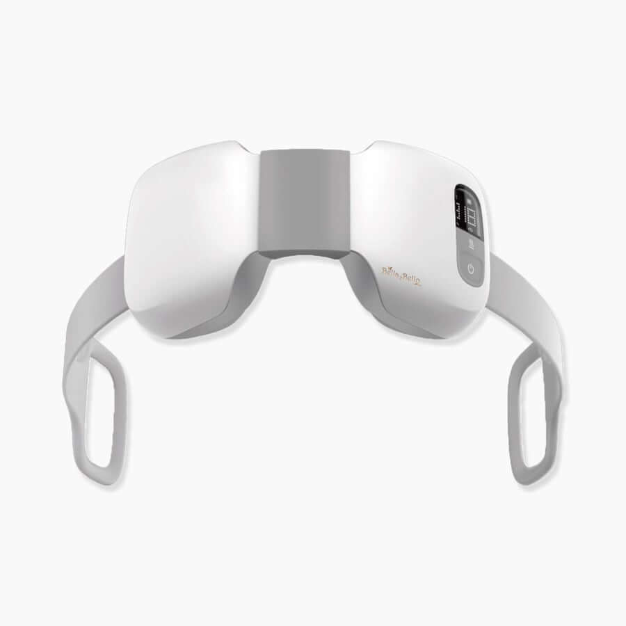 Bella2Bello NASSA 3D Portable Smart Neck Massager in white, featuring ergonomic design and heat function for neck and shoulder relief.