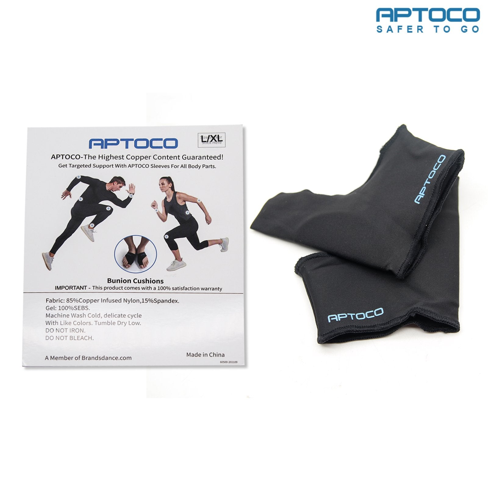 Copper Bunion Corrector with gel pads, designed for hallux valgus support and comfort.