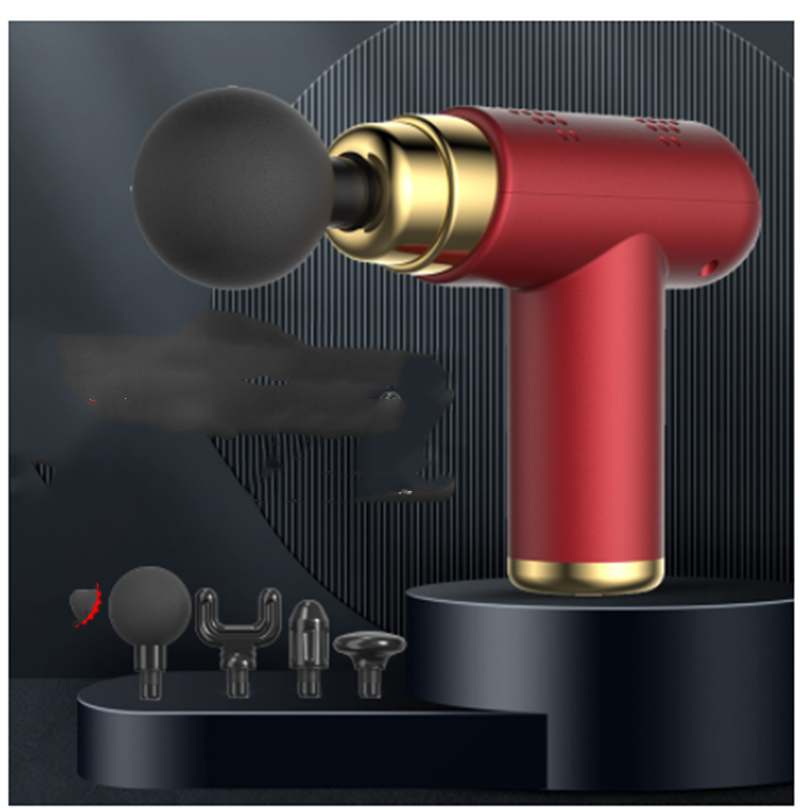 Fascia Fitness Muscle Relaxer Portable Vibration Massager with ergonomic design and control buttons for easy use.