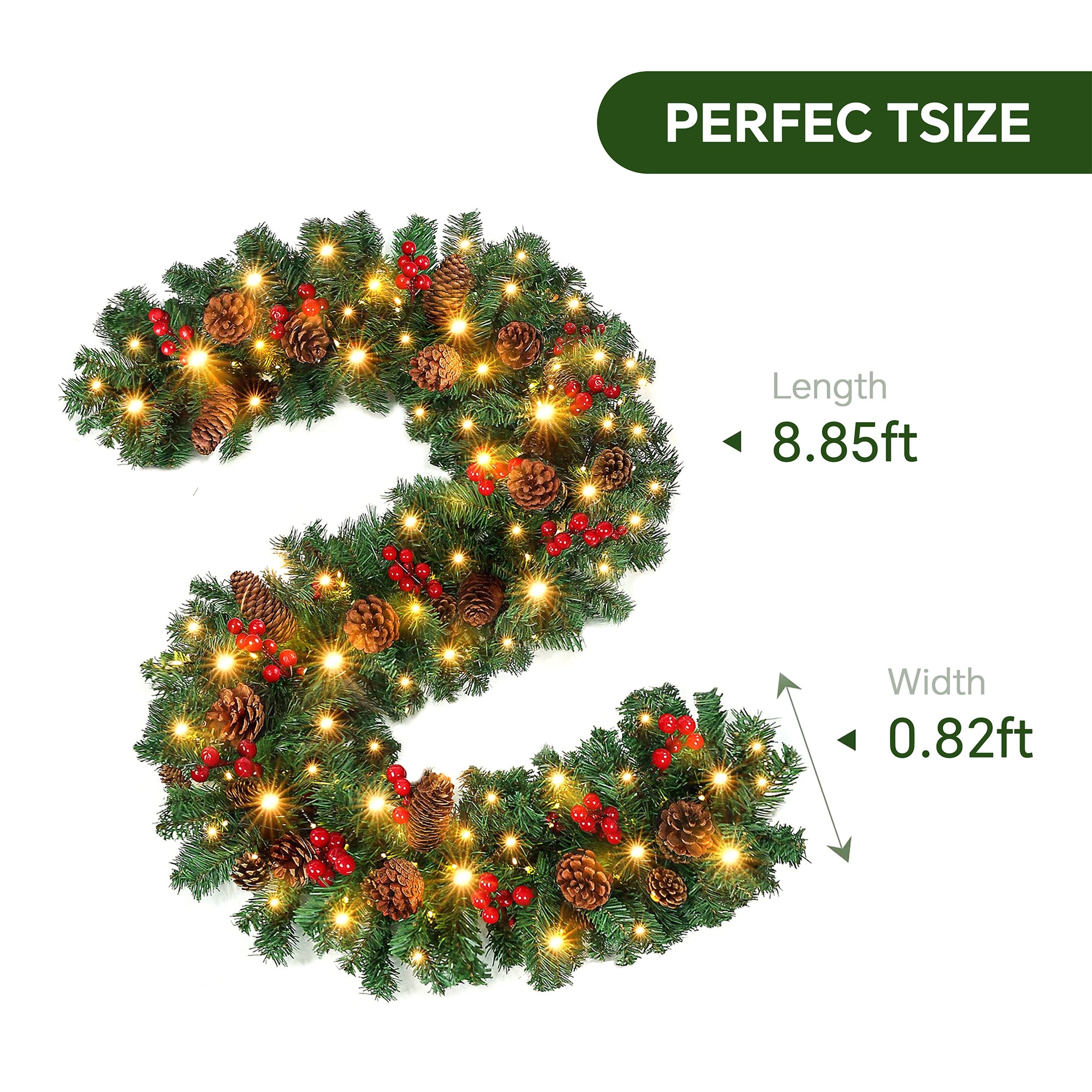 Waterproof outdoor string lights designed to resemble realistic rattan, featuring small LED bulbs for decorative lighting.