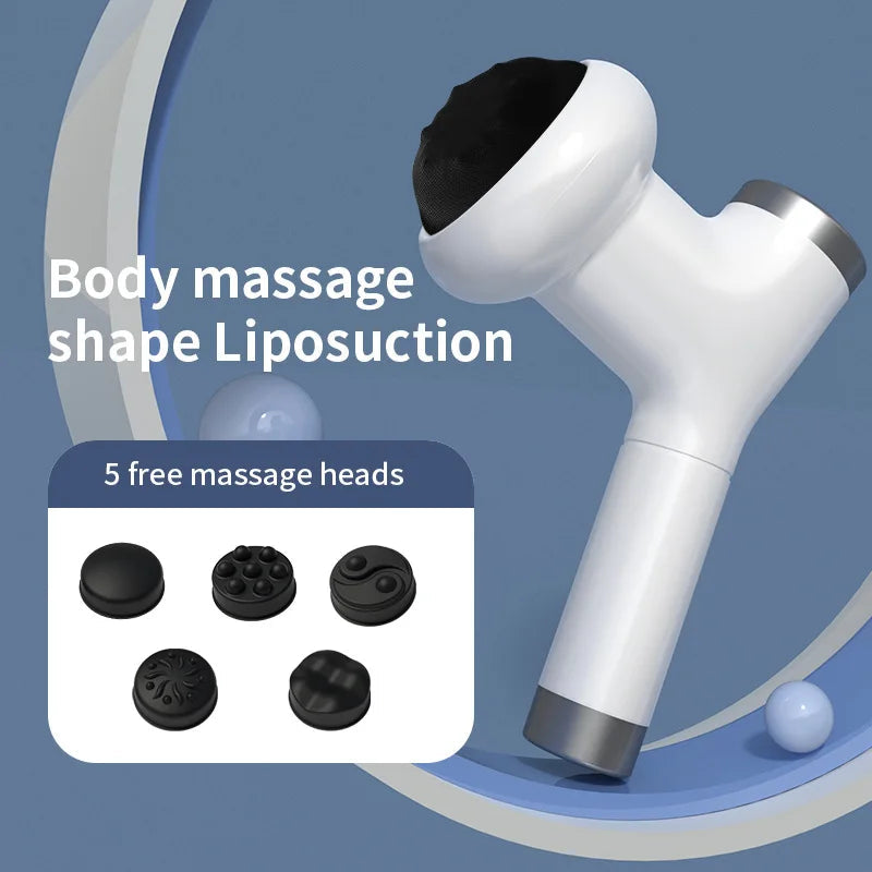 Wireless Charging Massage Stick designed for effective fat pushing and muscle relief, featuring a compact design and multiple speed settings.