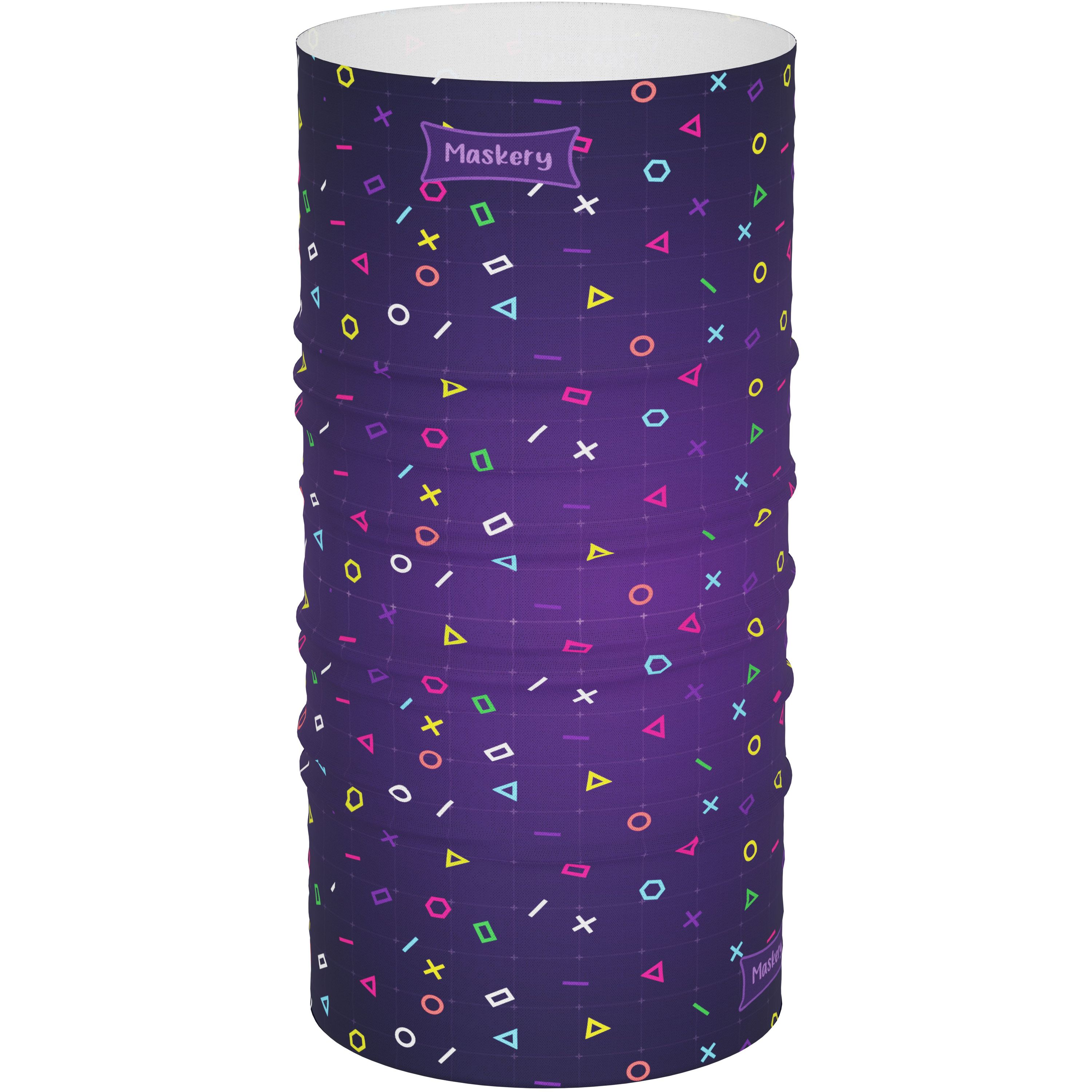 Maskery Multi-Functional Headwear & Neckwear in various styles, showcasing its versatility for gamers and outdoor activities.