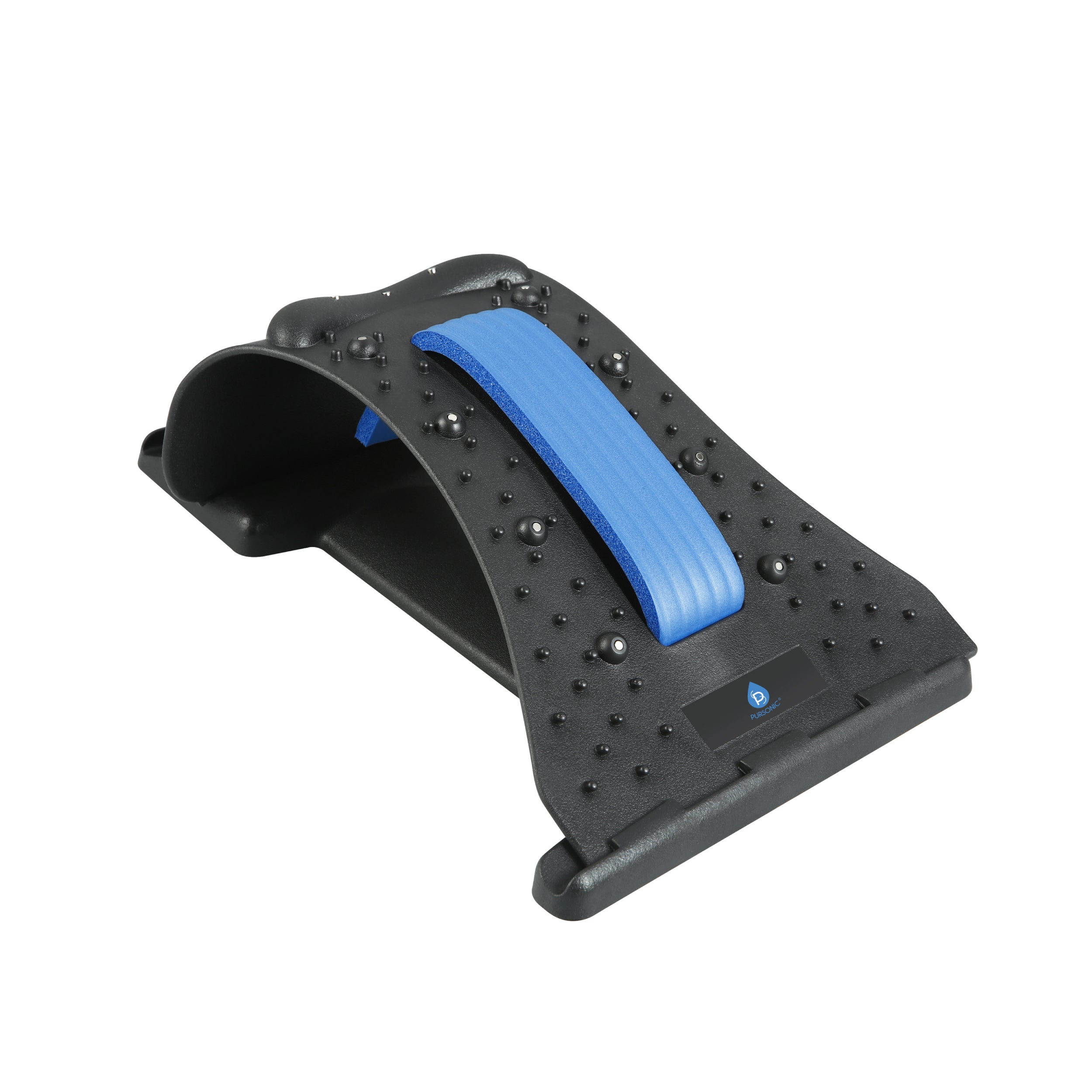 Multi Level Neck And Shoulder Stretching Device featuring an ergonomic design with soft foam cushioning, ideal for upper back and shoulder relief.