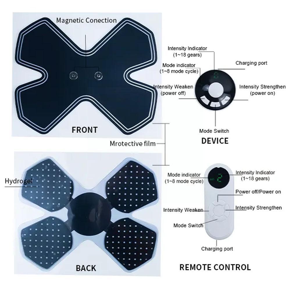 Portable Shoulder Neck Massager with Remote Control, designed for targeted pain relief and relaxation, featuring a compact design and multiple massage modes.