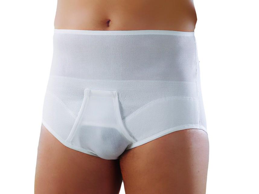 POST-SURGERY INGUINAL HERNIA BRIEF - PANT Orione Ref.304, designed for post-surgery recovery with targeted compression in the inguinal area.