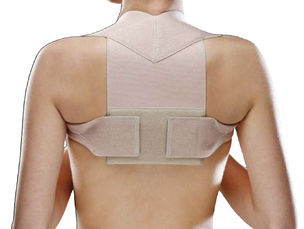Posture Control Shoulder Brace Art.9494 ORIONE® designed for unisex use, featuring adjustable stays for optimal fit and comfort.