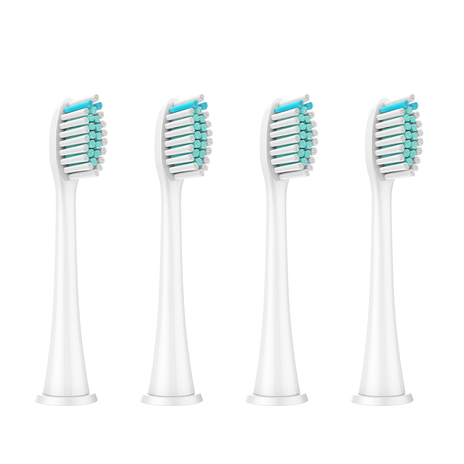 A set of replacement brush heads for Philips Sonicare toothbrushes, showcasing various sizes and bristle types for effective oral care.