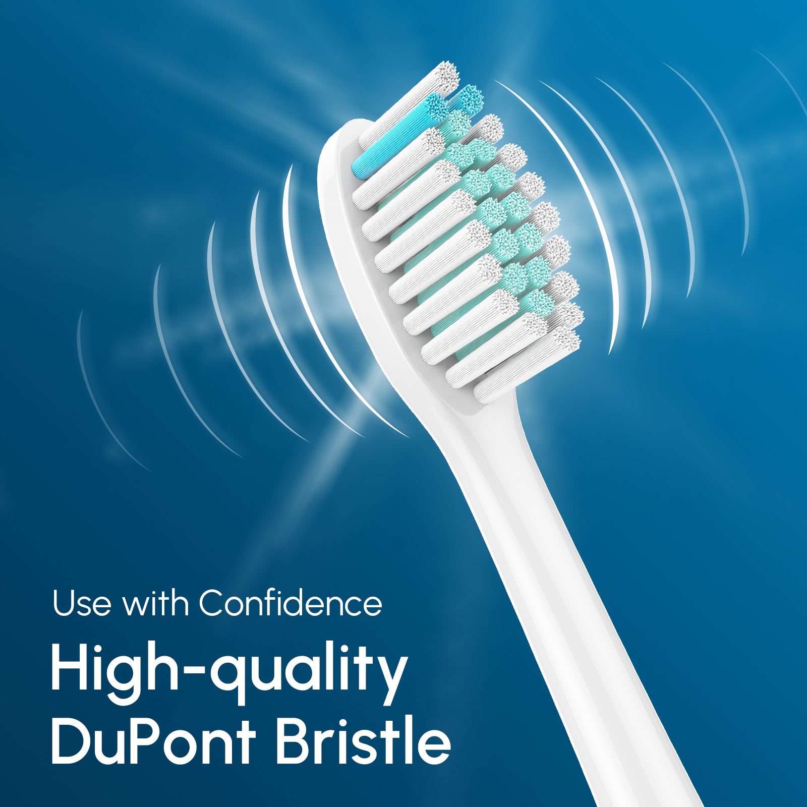 A set of replacement brush heads for Philips Sonicare toothbrushes, showcasing various sizes and bristle types for effective oral care.