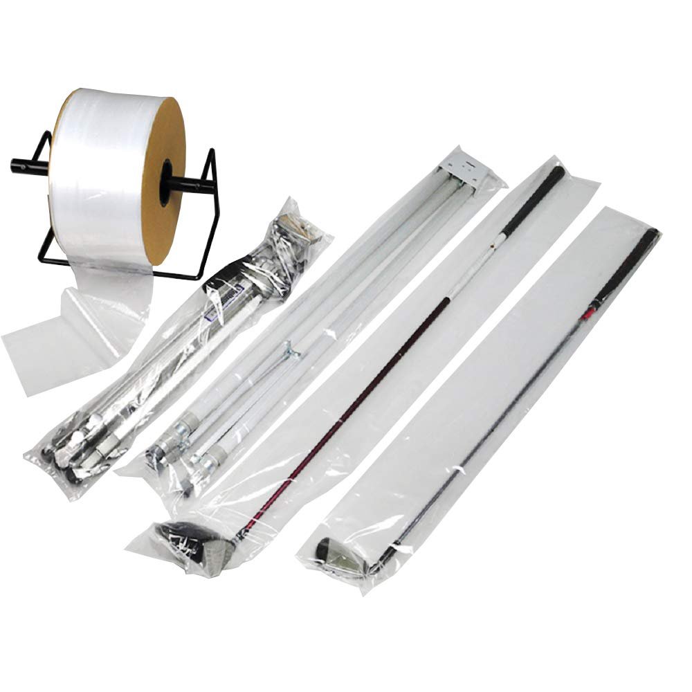 Plastic tubing packaging for products.