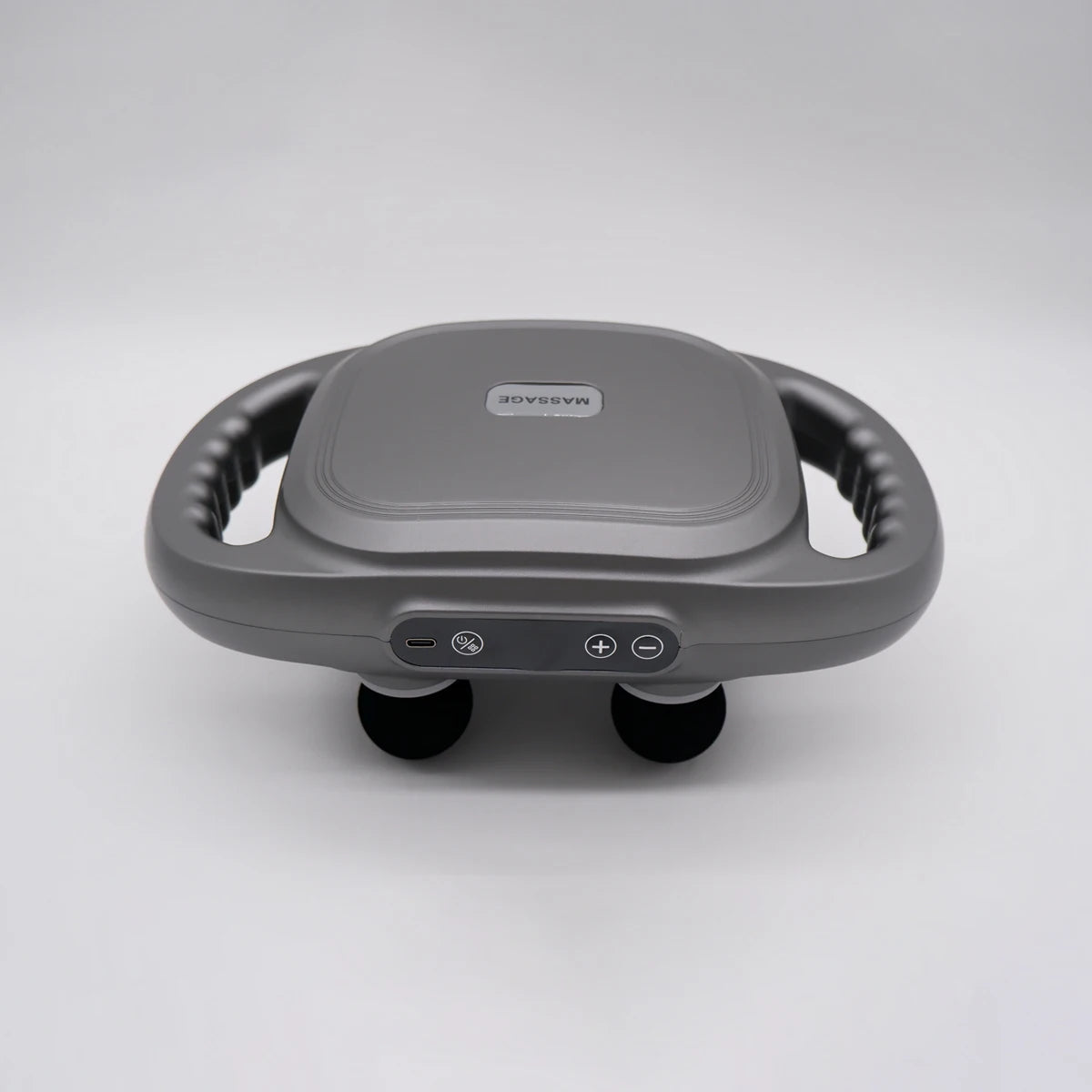 Six Head Fascia Gun Massager with multiple heads for deep tissue massage, designed for muscle relaxation and recovery.