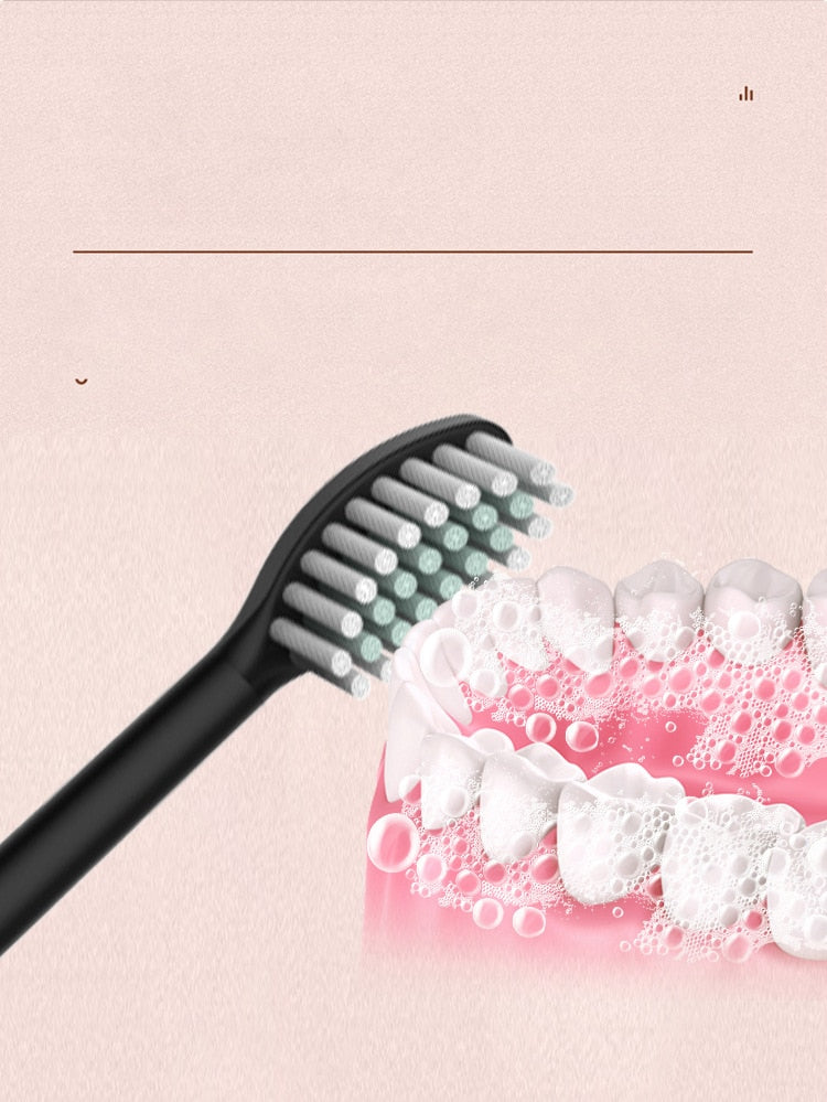 Ultrasonic Electric Toothbrush with USB charging, featuring multiple modes and waterproof design, ideal for adults seeking effective oral hygiene.