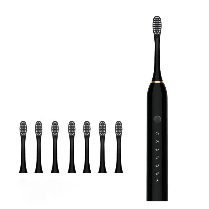 Ultrasonic Sonic Electric Toothbrush with USB charging, featuring multiple modes and waterproof design, ideal for effective teeth whitening.