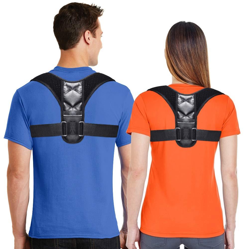 Upper Back Brace-BBJ015 designed for posture correction, featuring adjustable straps and breathable material for comfort.