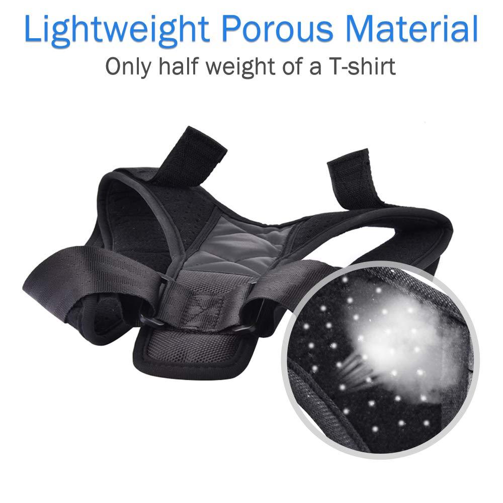 Upper Back Brace-BBJ015 designed for posture correction, featuring adjustable straps and breathable material for comfort.