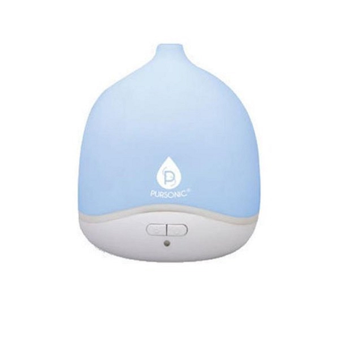 Pursonic USB & Battery Operated Waterless Aroma Diffuser with colorful LED lights and sleek design.
