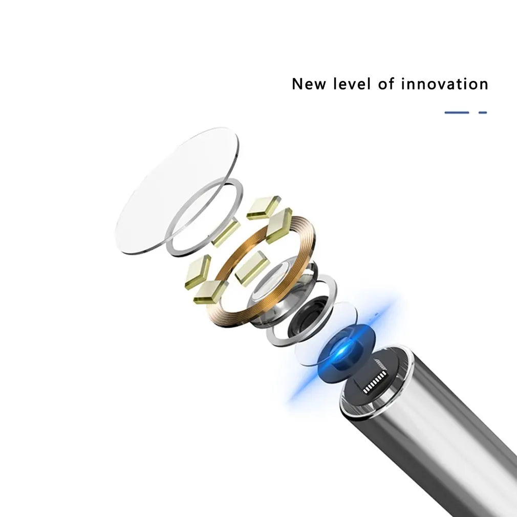 WiFi Visual Earpick with clear view camera for ear wax removal, featuring adjustable LED lights and a compact design.