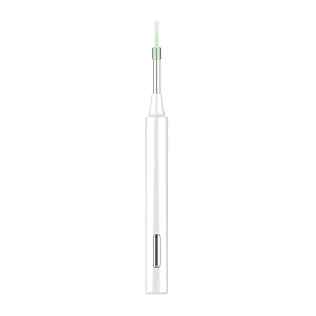 WiFi Visual Earpick with clear view camera for ear wax removal, featuring adjustable LED lights and a compact design.