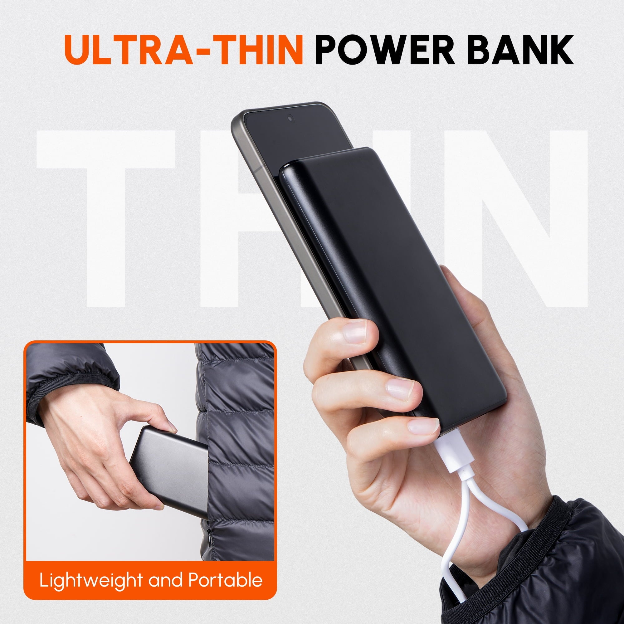 Women Men Heated Jacket with Battery Pack, showcasing adjustable heating levels and windproof fabric, ideal for outdoor activities.