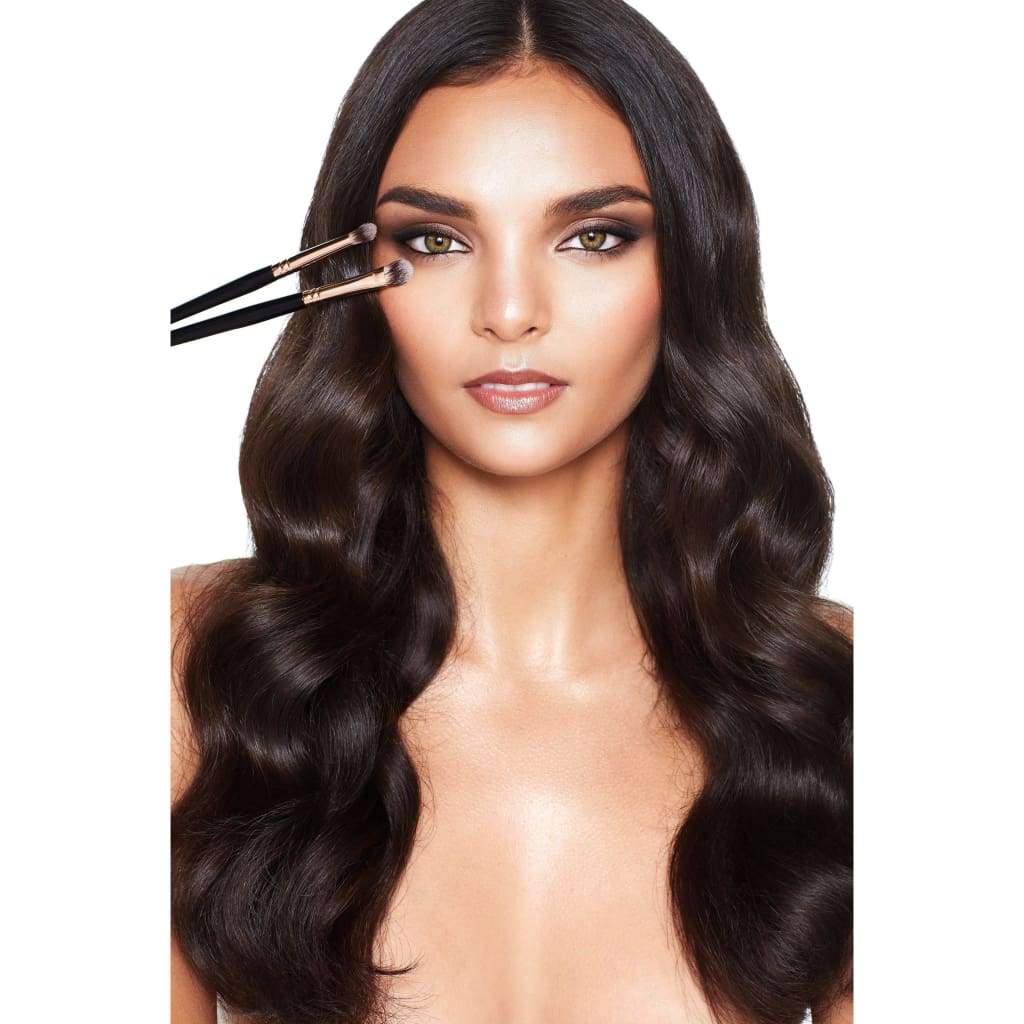 1.11 Dome Socket Vegan Beauty Professional Makeup Brush with dense bristles and a dome shape, ideal for blending eye makeup.