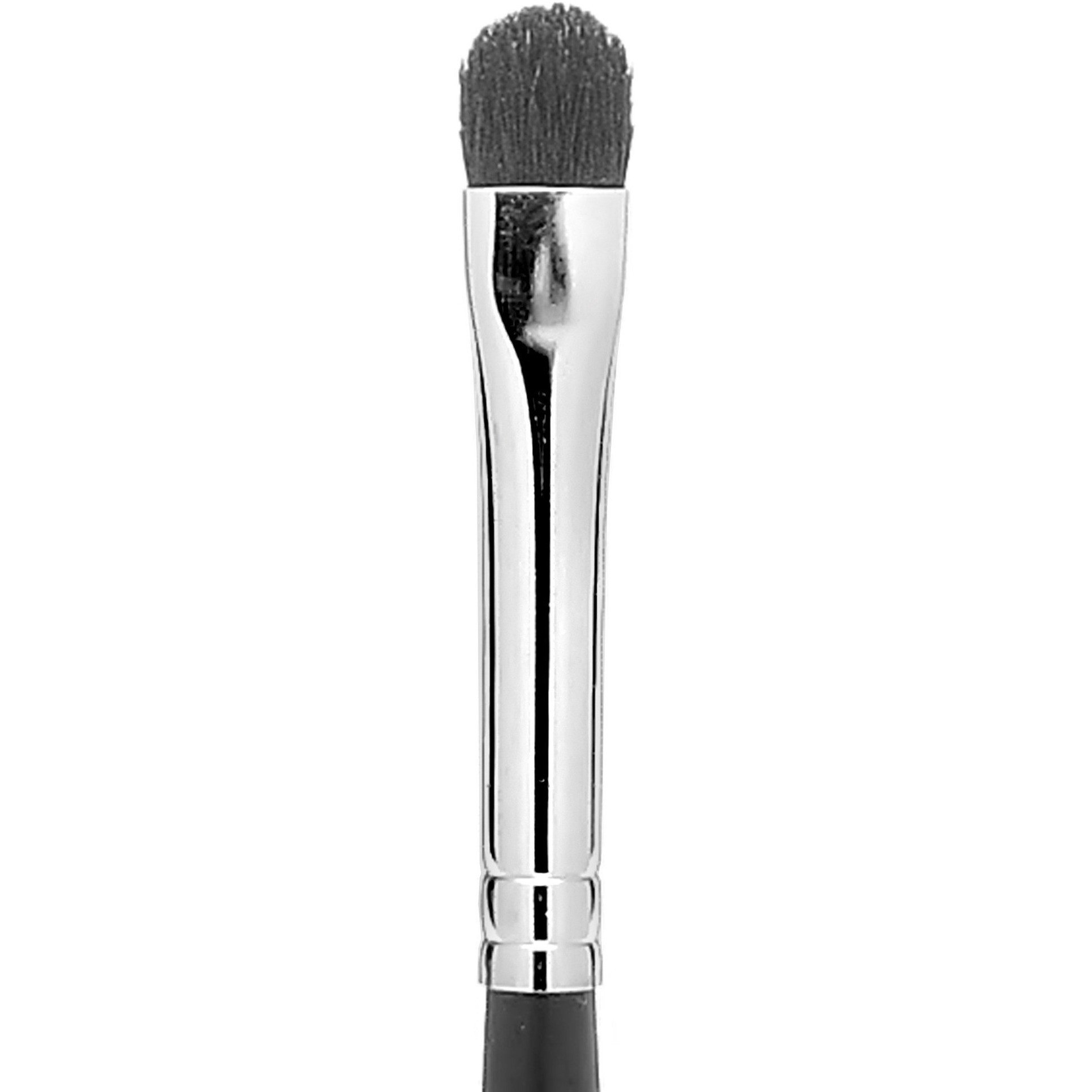 Studio Gear Cosmetics #20 Mini Shader Brush with dual hairs for precise eyeshadow application and blending.