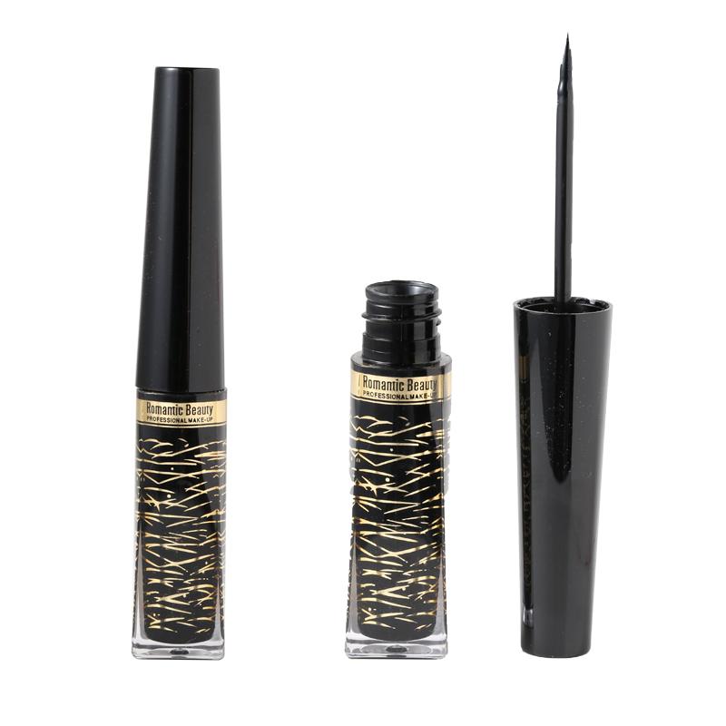Classic Dip Liquid Eyeliner in black with fine tip brush for precise application.