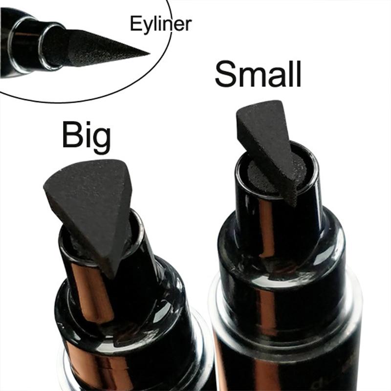 Dual-Ended Eyeliner Stamp showcasing its two functional ends for eyeliner and winged stamping.