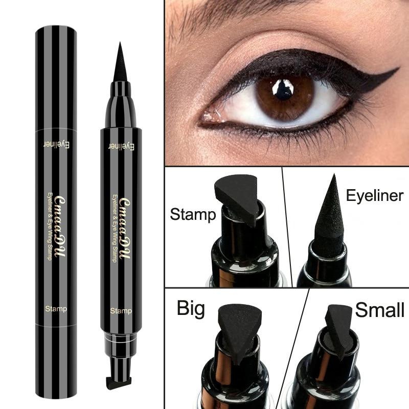 Dual-Ended Eyeliner Stamp showcasing its two functional ends for eyeliner and winged stamping.