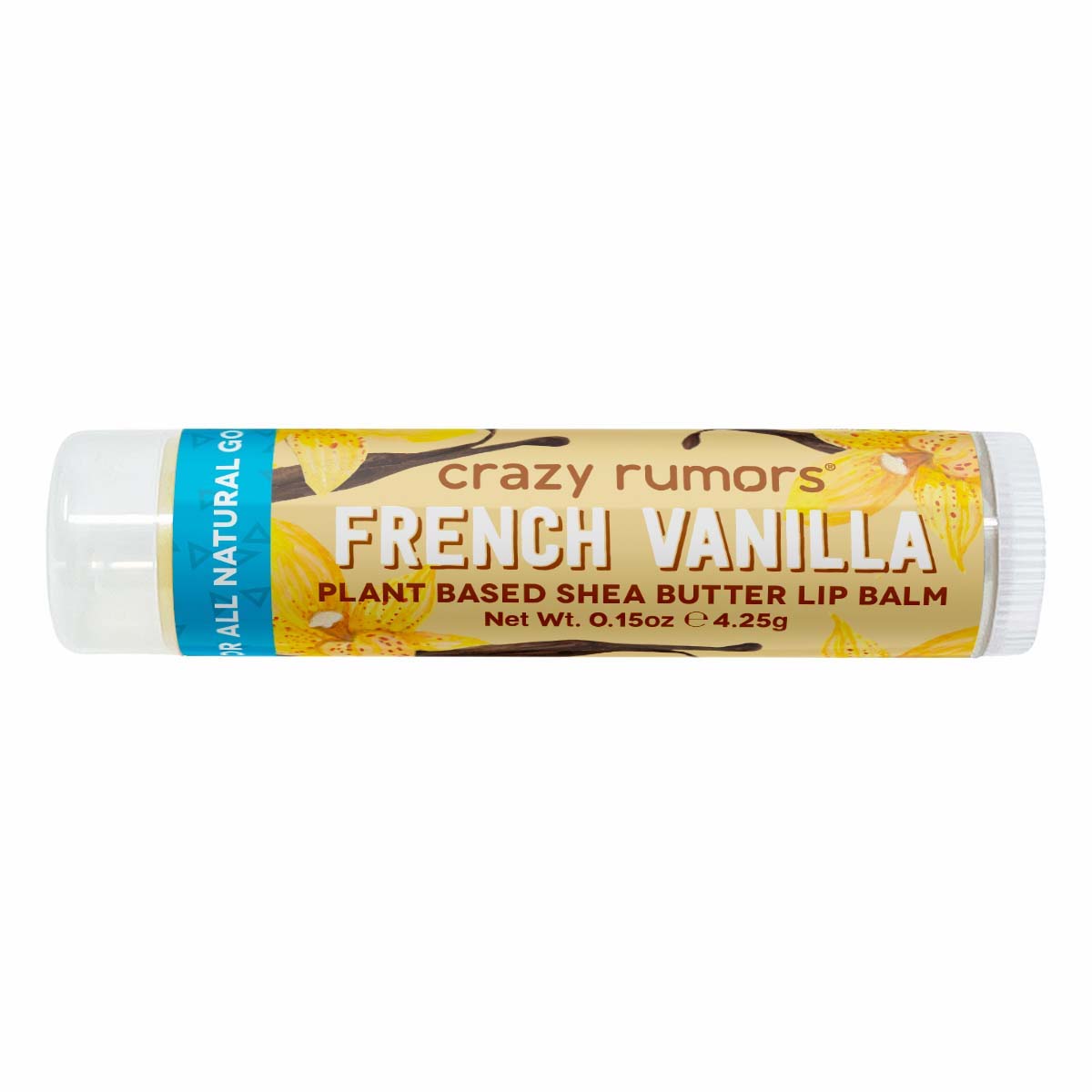 A 0.15oz tube of French Vanilla, showcasing its creamy custard texture and elegant packaging.