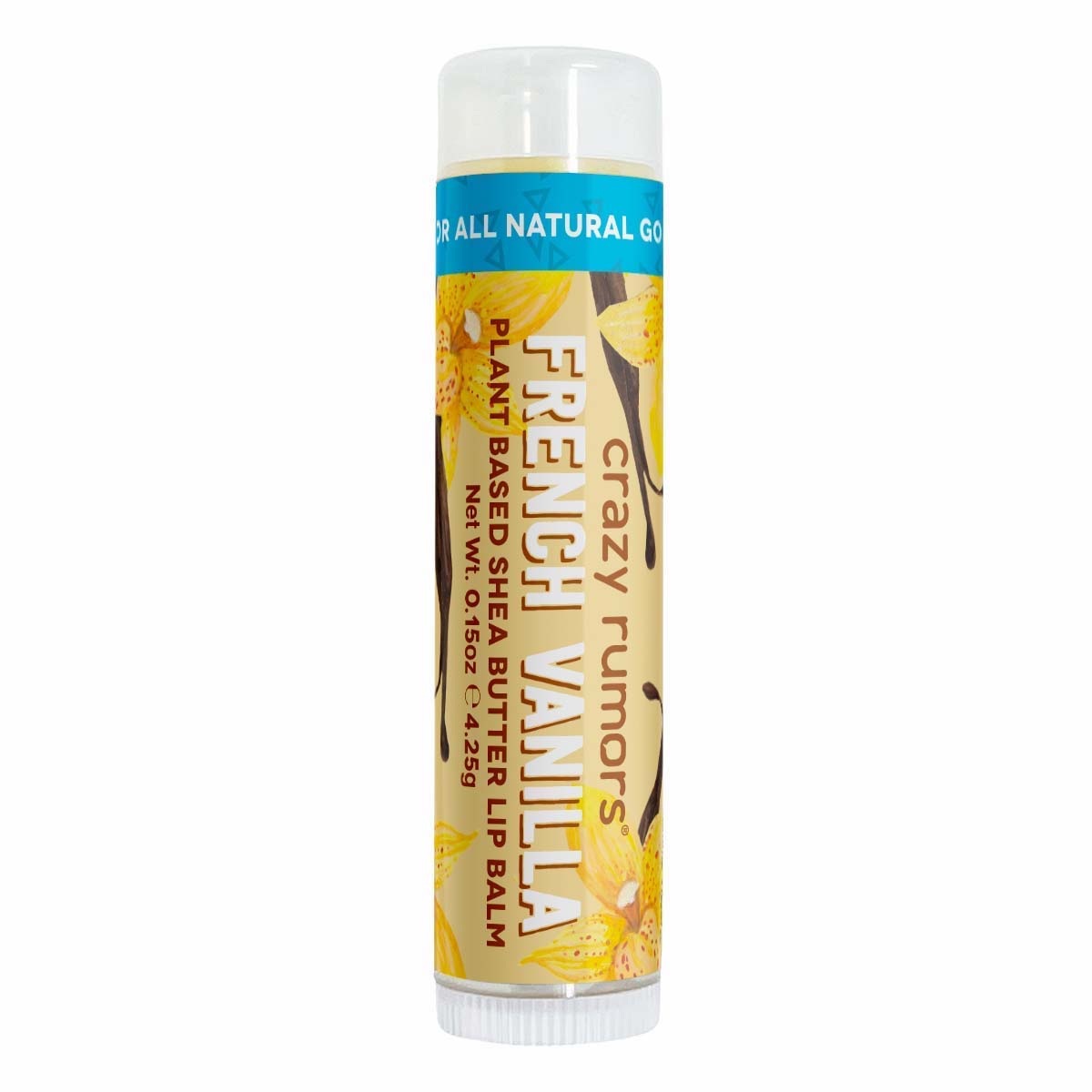 A 0.15oz tube of French Vanilla, showcasing its creamy custard texture and elegant packaging.