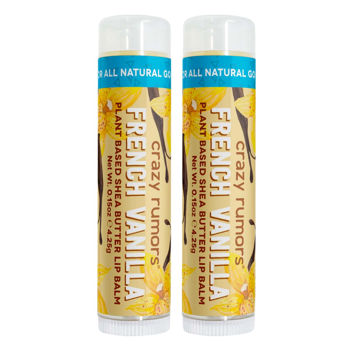 A 0.15oz tube of French Vanilla, showcasing its creamy custard texture and elegant packaging.