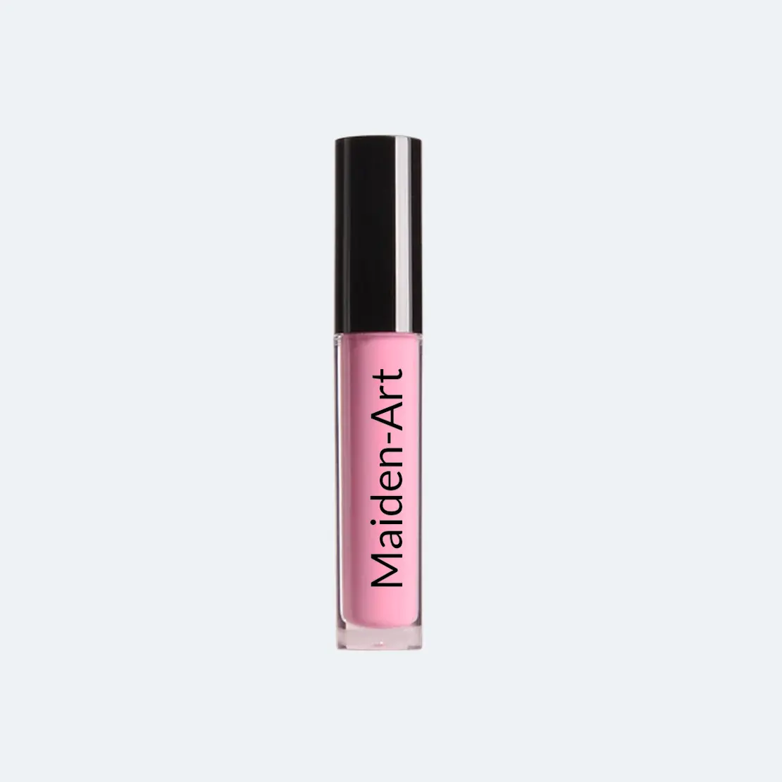 Light Pink Lip Gloss in a sleek tube, showcasing its vibrant color and glossy finish, perfect for adding shine and hydration to your lips.