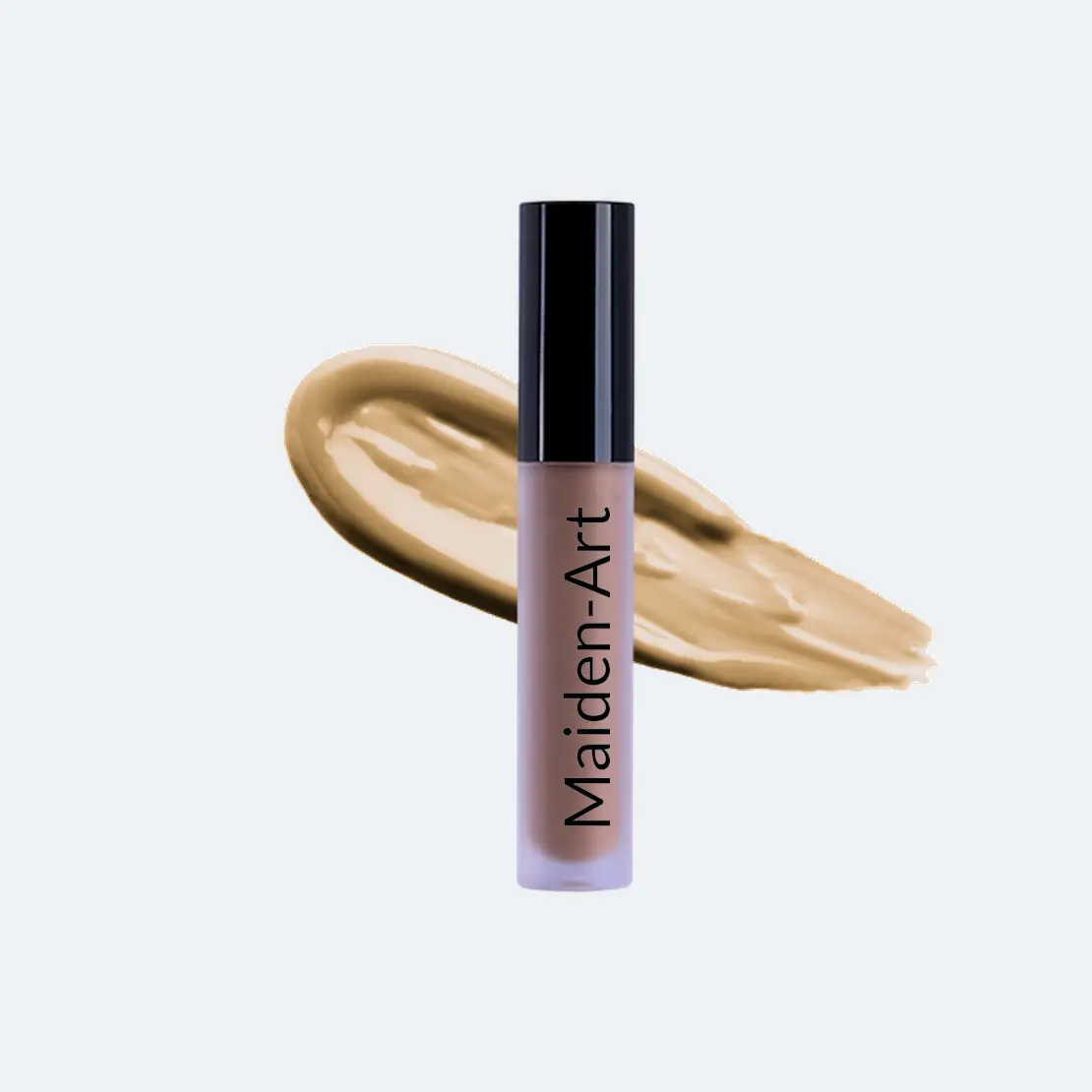 A tube of Nude Lip Gloss showcasing its high-shine, non-sticky formula, with a soft applicator wand, set against a neutral background.