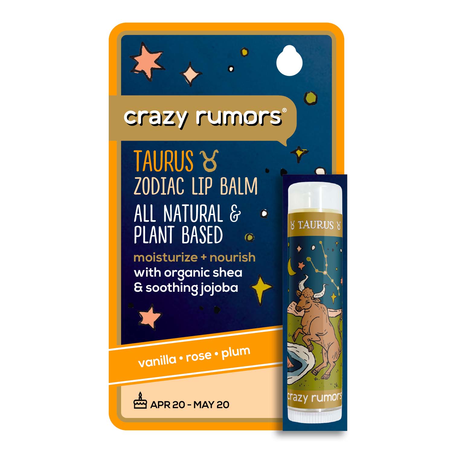 Main Taurus Zodiac Lip Balm image