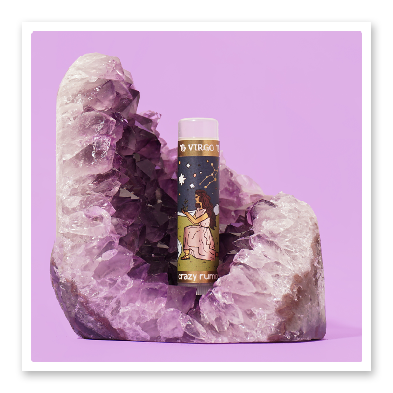 Virgo beauty product in a 0.15oz tube with a gift box, featuring natural ingredients and eco-friendly packaging.