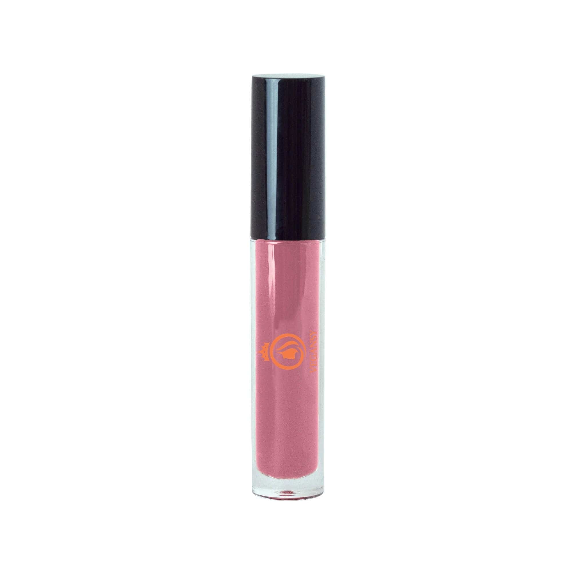 Wild Thing liquid lip gloss in a sleek tube, showcasing its vibrant color and glossy finish, perfect for enhancing lip beauty.