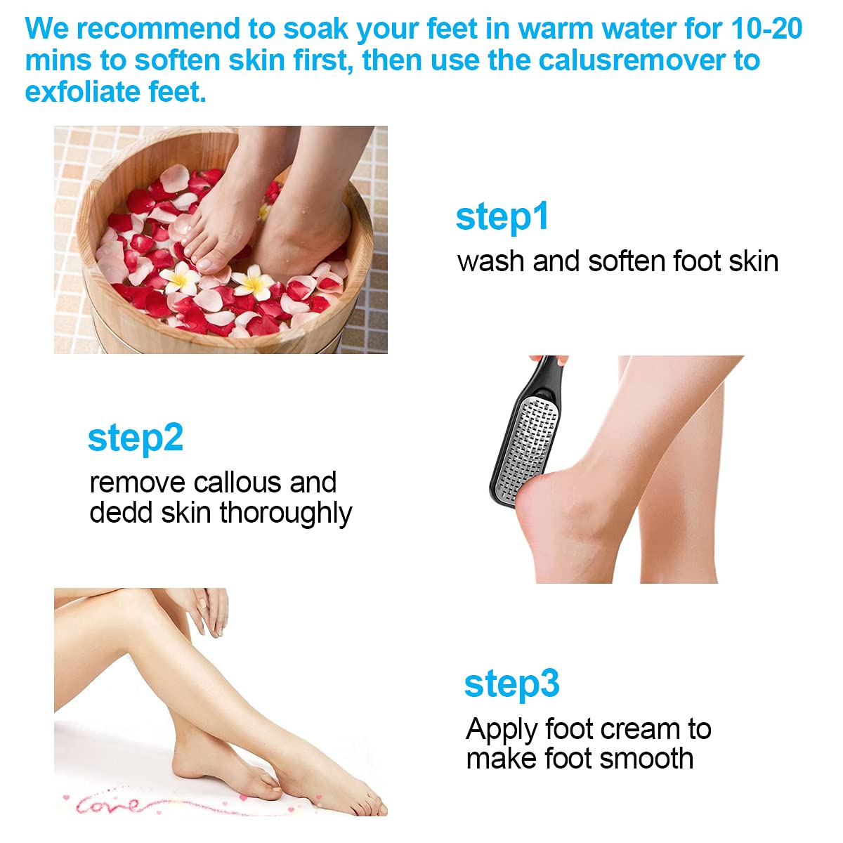 23 in 1 Professional Pedicure Tools Set featuring various stainless steel tools for foot care and maintenance.