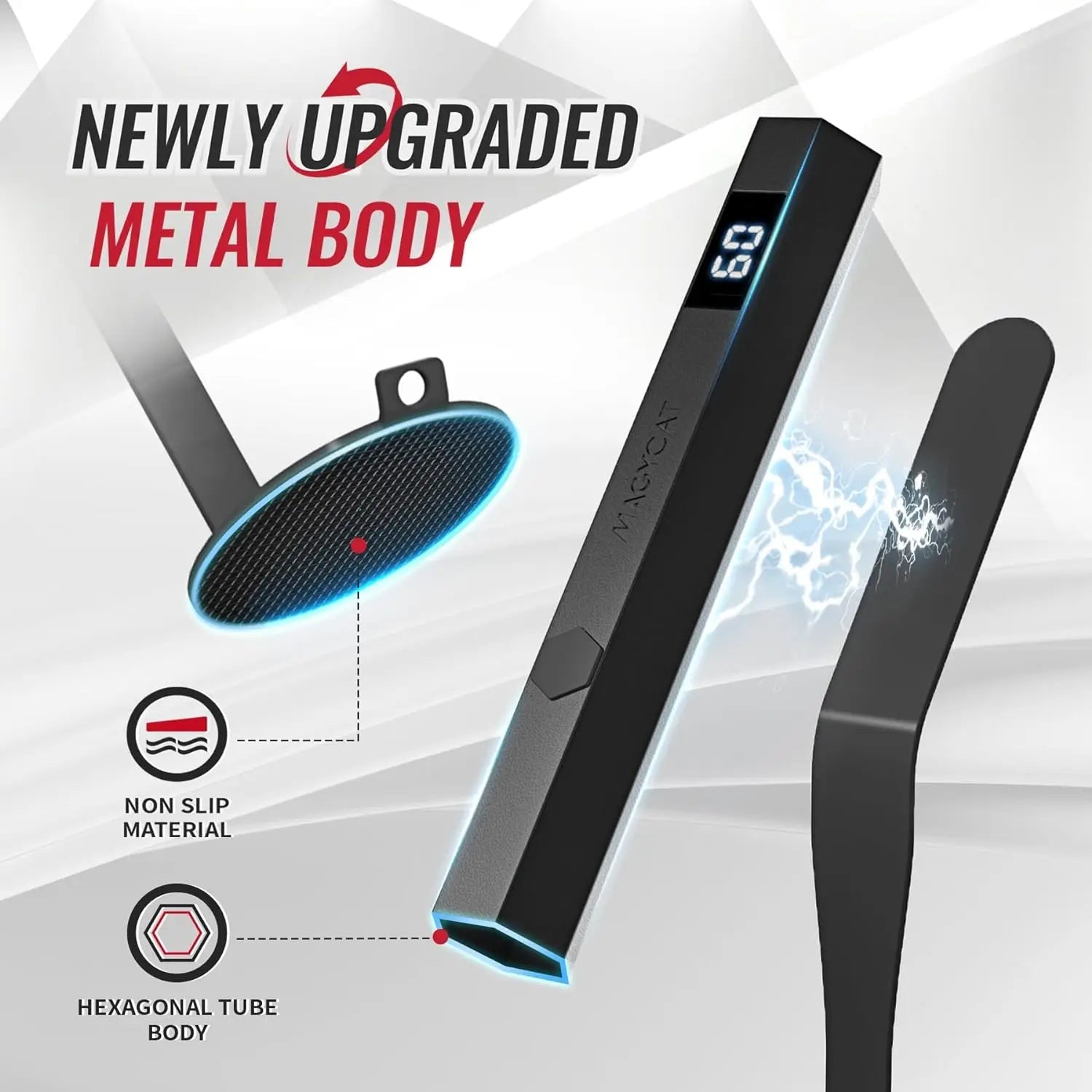 A compact handheld nail dryer gel lamp with a flexible design, USB powered, and dual timer settings for quick nail drying.