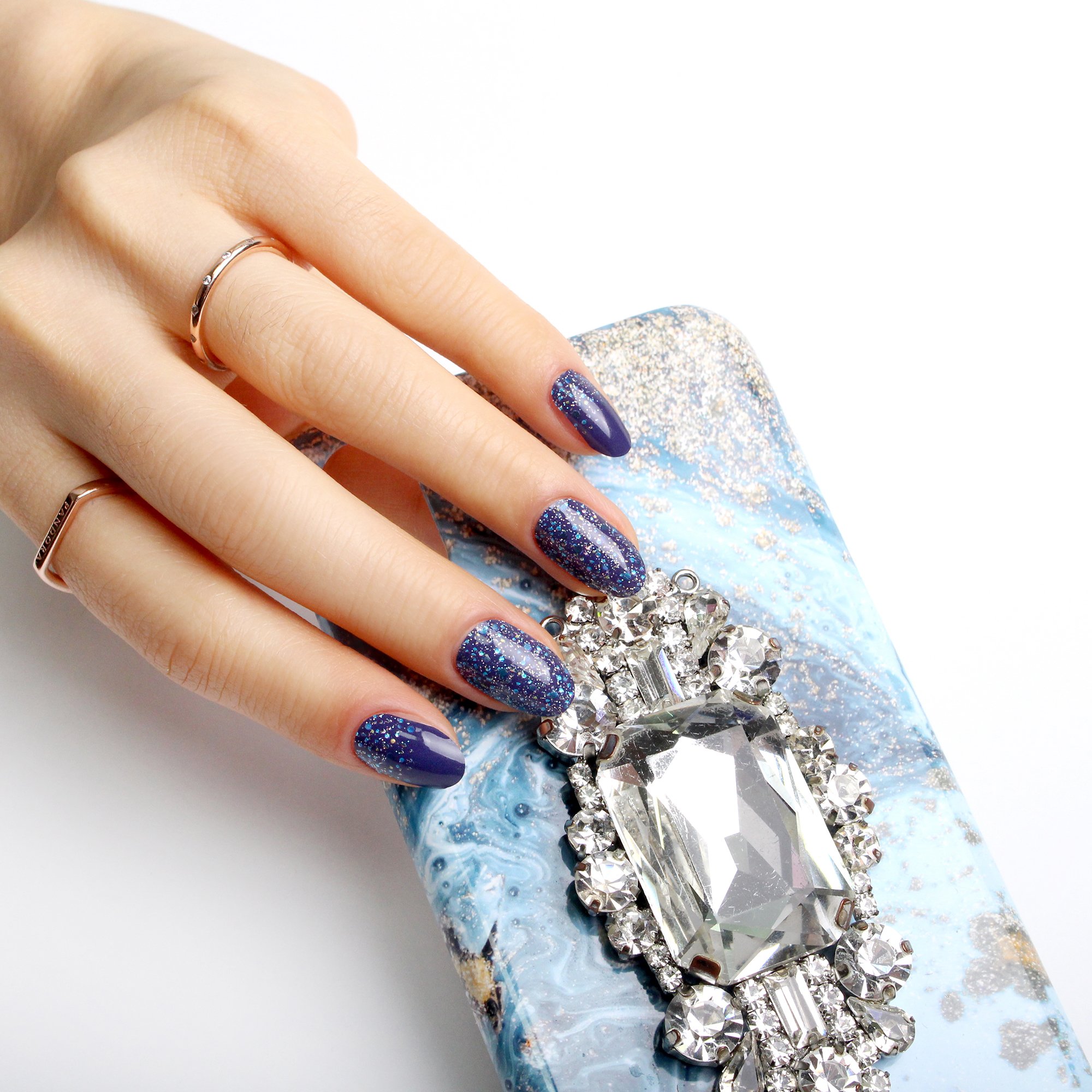 Korean Gel Nail Strips in various designs, showcasing self-adhesive nail decals for easy application and a salon-quality finish.