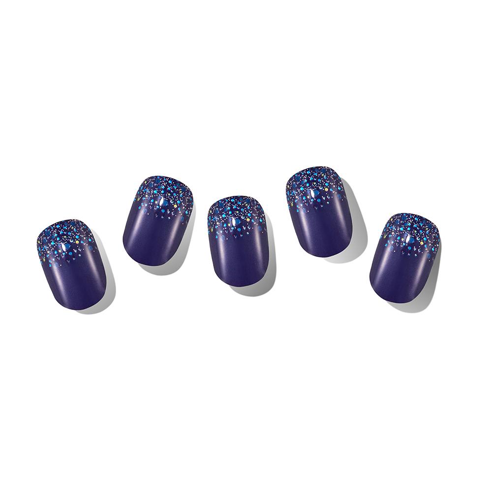 Korean Gel Nail Strips in various designs, showcasing self-adhesive nail decals for easy application and a salon-quality finish.