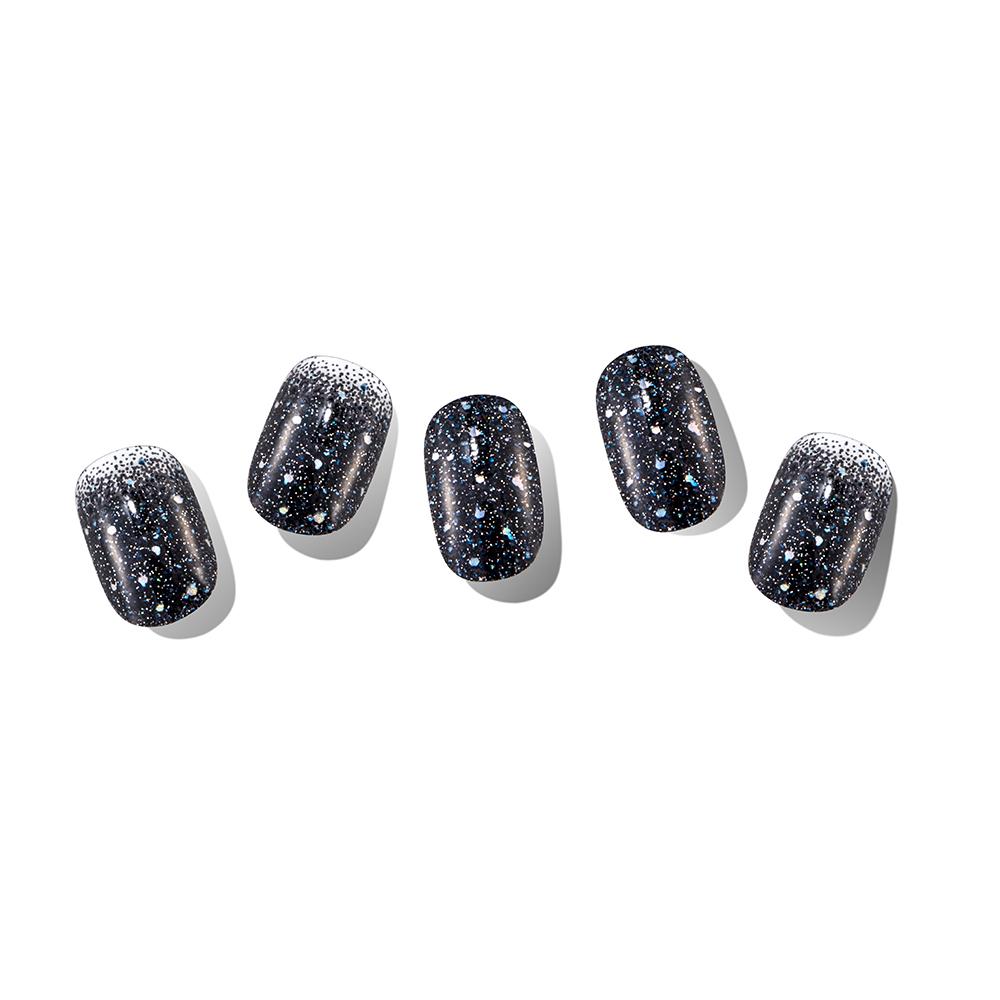 Korean Gel Nail Strips in various designs and sizes, showcasing self-adhesive nail decals for a stylish manicure.