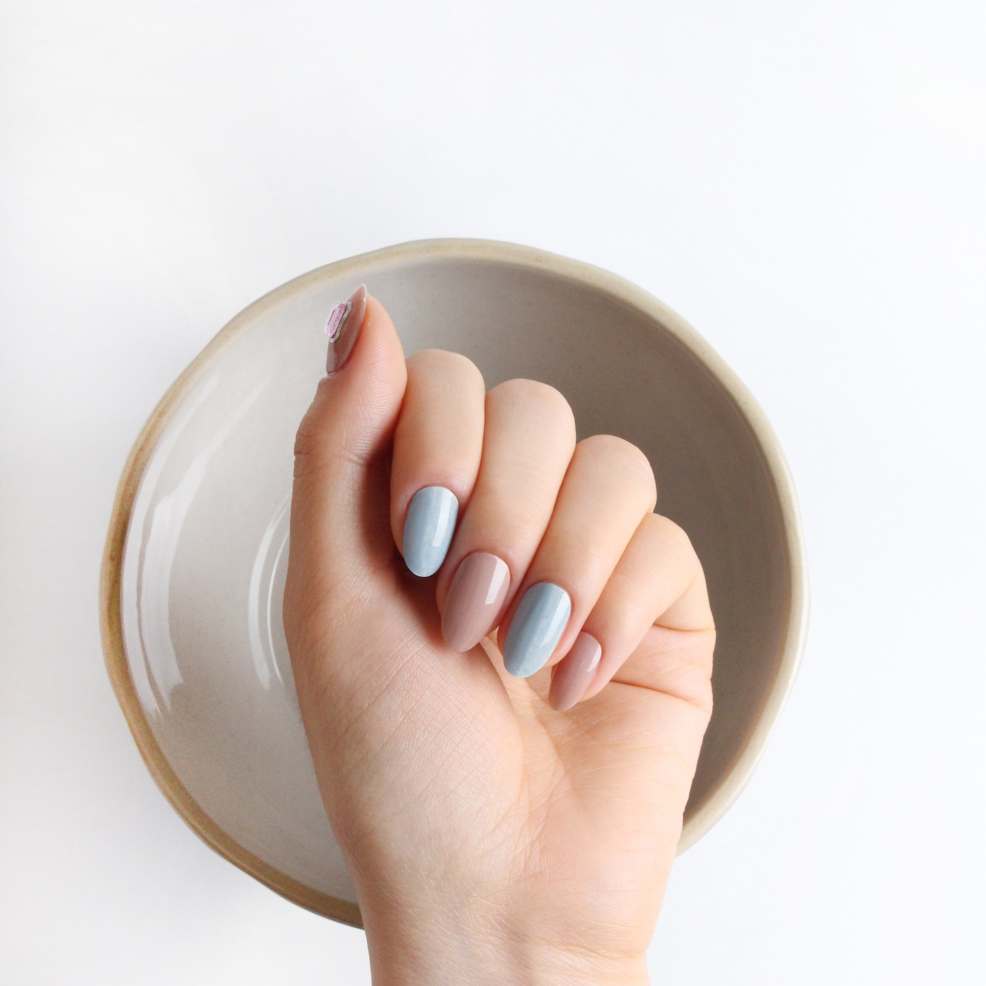 Korean Gel Nail Strips in various designs and sizes, showcasing self-adhesive nail decals for easy application.