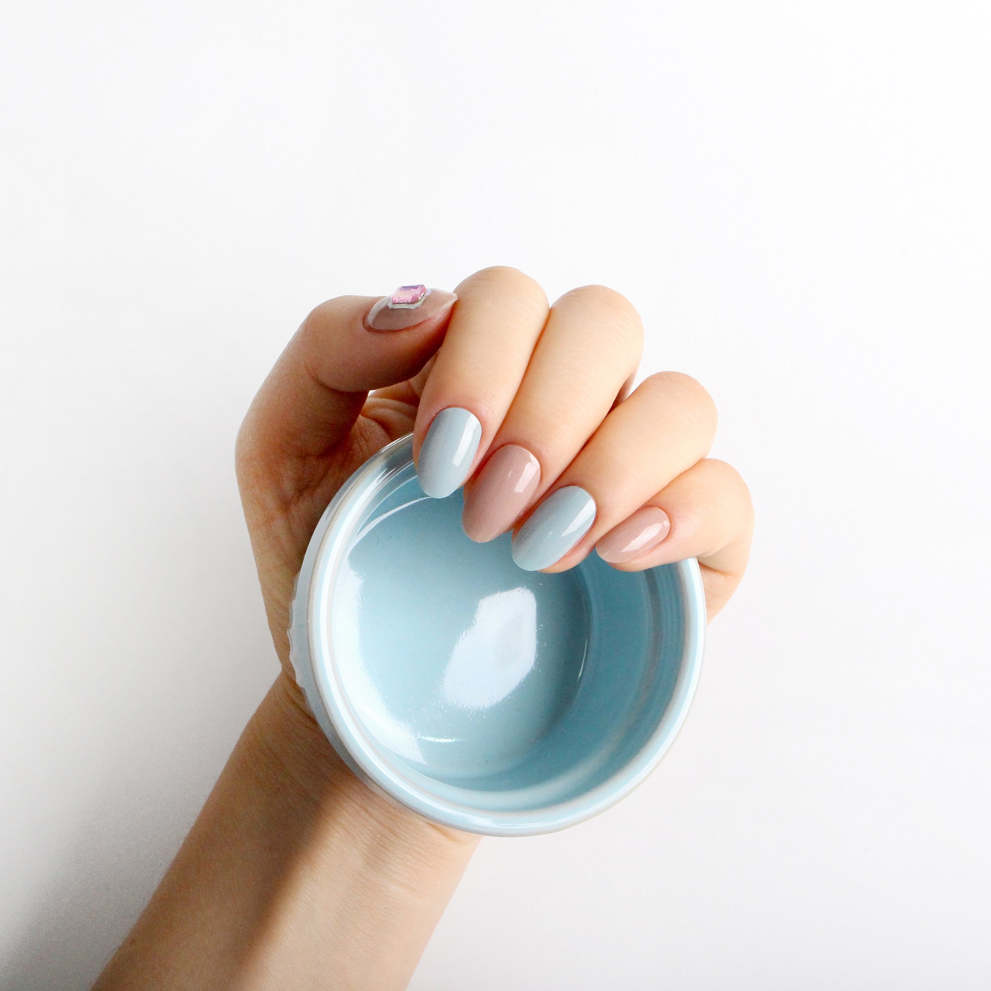 Korean Gel Nail Strips in various designs and sizes, showcasing self-adhesive nail decals for easy application.