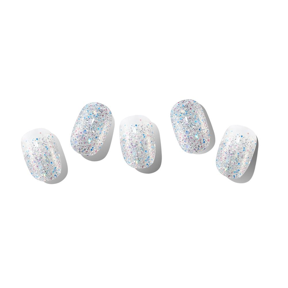 Korean Gel Nail Strips featuring various colorful designs, perfect for self-application on natural or artificial nails.