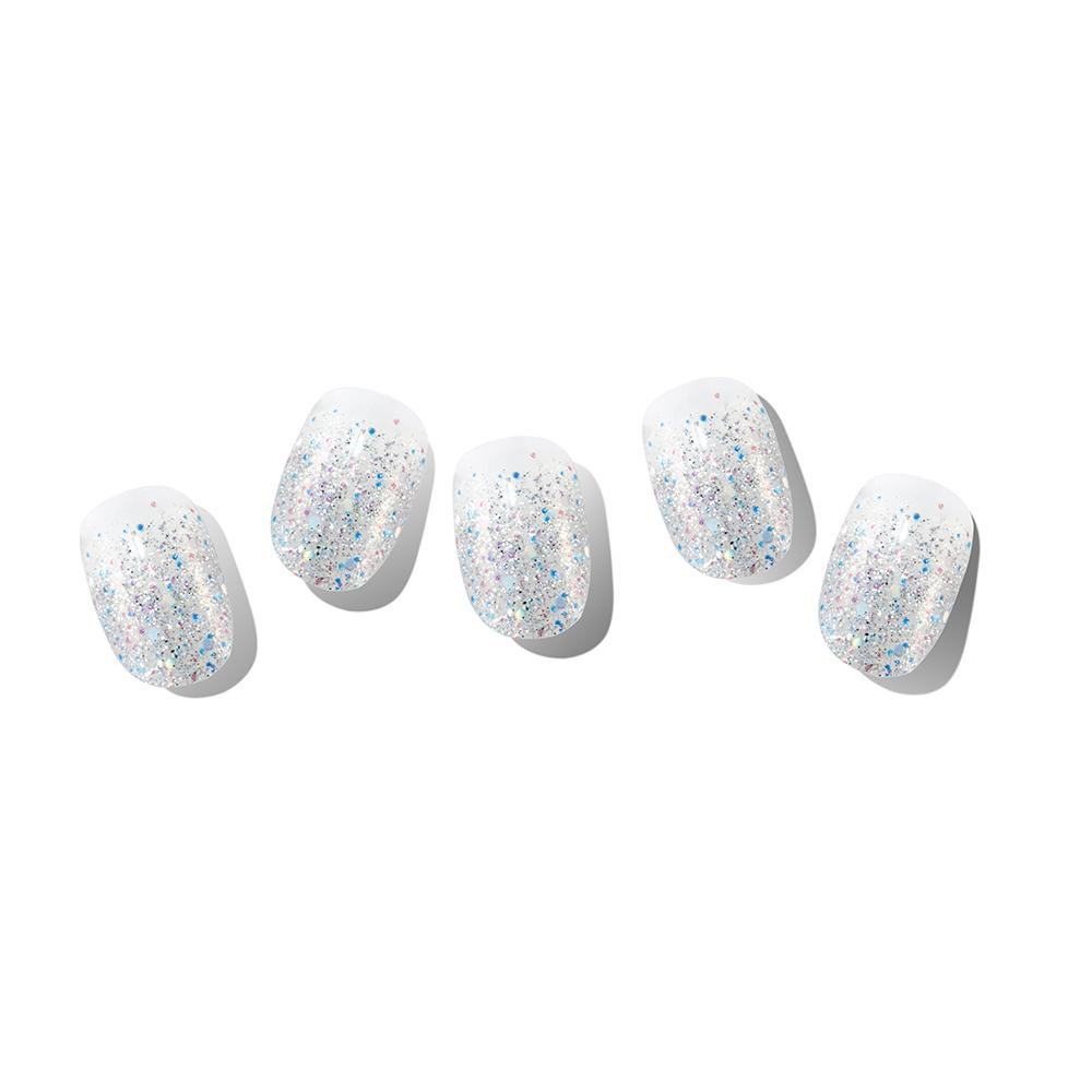 Korean Gel Nail Strips featuring various colorful designs, perfect for self-application on natural or artificial nails.