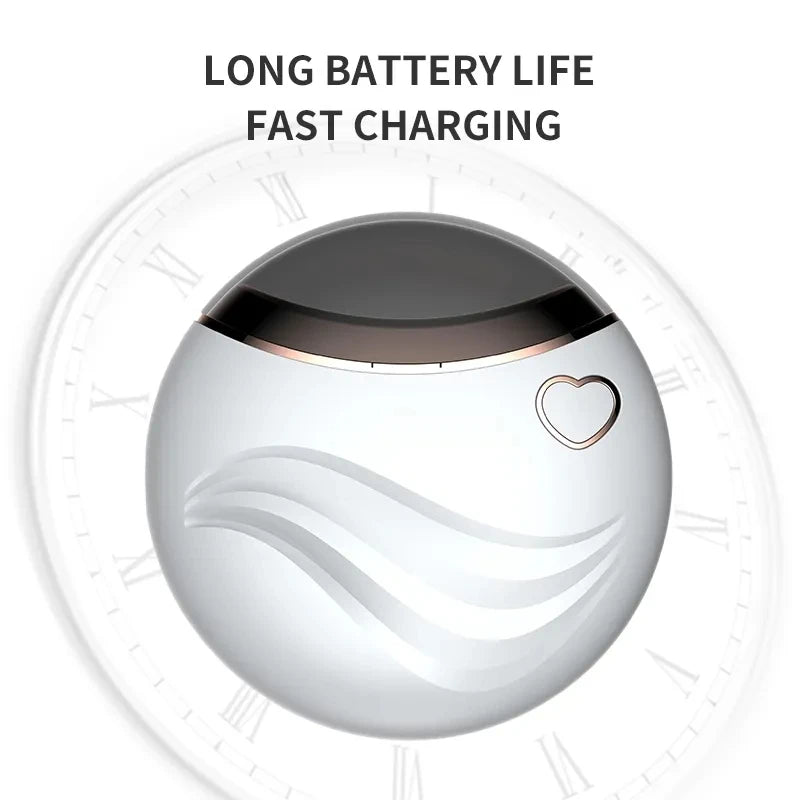 Portable Finger Automatic Nail Clippers in red, white, and black colors, showcasing ergonomic design and built-in debris storage.