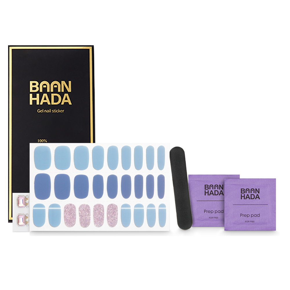 Sky Dream nail polish strips featuring various creative designs in a pack, showcasing vibrant colors and patterns.