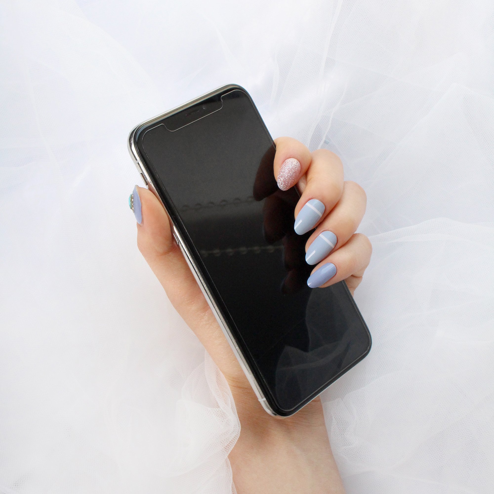 Sky Dream nail polish strips featuring various creative designs in a pack, showcasing vibrant colors and patterns.