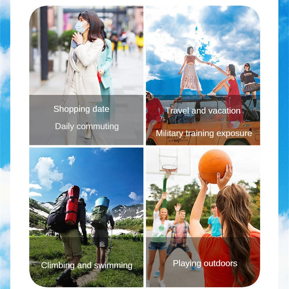 30ML Refreshing Moisturizing Sunscreen bottle with a sleek design, showcasing its SPF 50 label and hydrating properties.